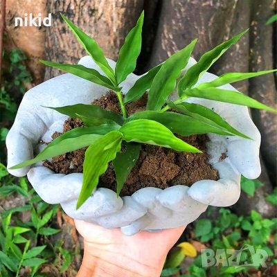 3d Грамадни шепи ръце силиконов молд форма калъп декор гипс смола пепелник кашпа шепа, снимка 6 - Форми - 36462311