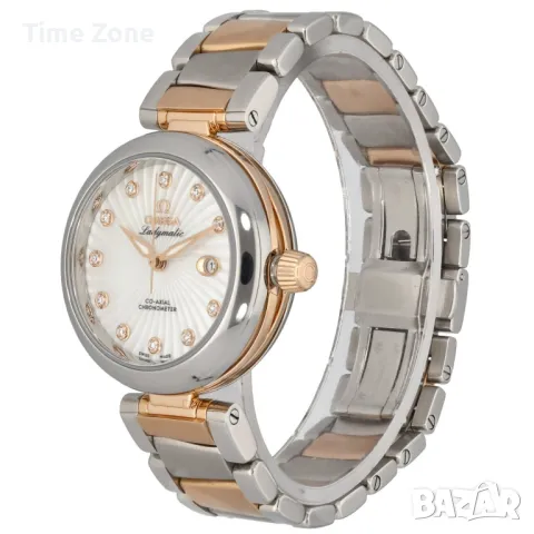Omega De Ville Ladymatic 34mm Co-Axial Steel & Pink Gold Дамски Различни Варианти, снимка 8 - Дамски - 48000641