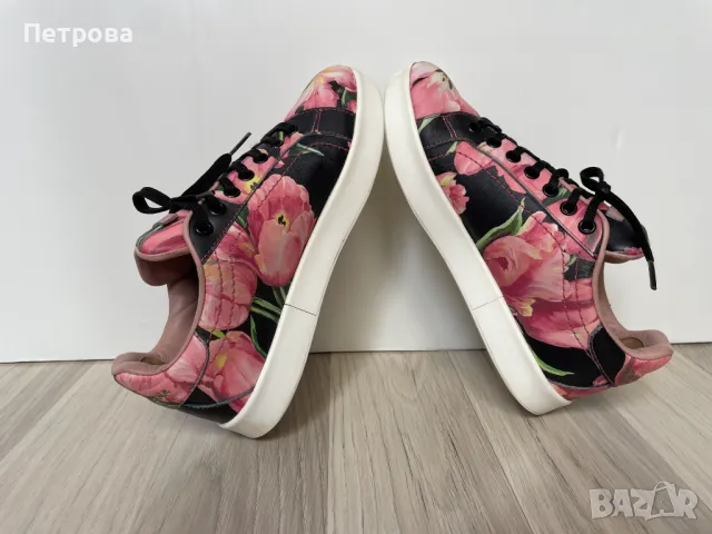 Dolce & Gabbana кожени маратонки 36 Оригинал, снимка 6 - Маратонки - 50428161