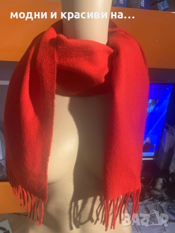 Шал агнешка вълна, снимка 4 - Шалове - 52887472