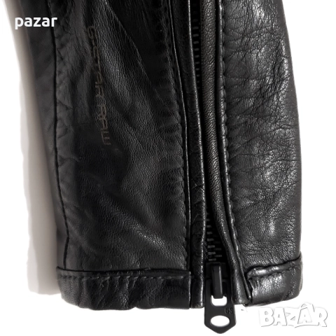 G-STAR RAW Chopper Leather Jacket Оригинално Кожено Яке S, снимка 6 - Якета - 52778096