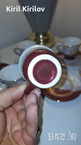 Гръцки сервиз за кафе, снимка 5 - Чаши - 52213783