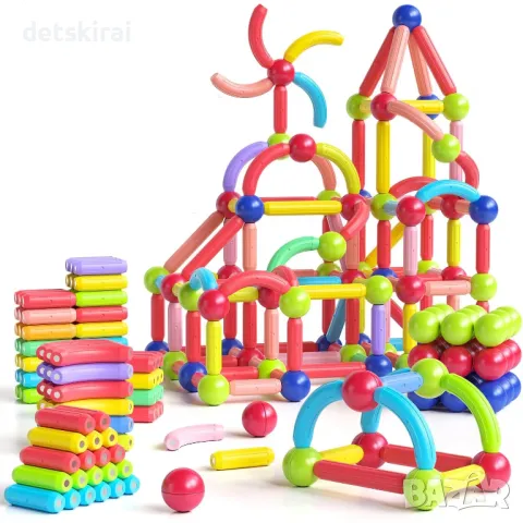 Магнитен конструктор в кутия - 64ч