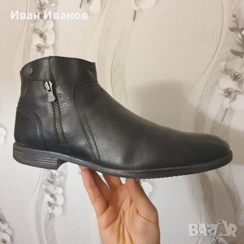 Lasocki  топли кожени боти  номер 46 , снимка 4 - Мъжки боти - 43915192