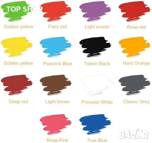 Нов Професионален комплект DLD мастила за татуировки 14 бутилки, 30ml, снимка 6 - Тримери - 49203186