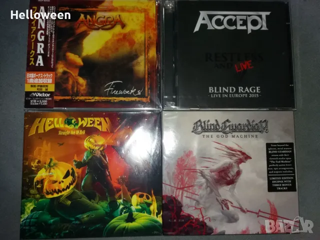 Metallica,Pantera,Accept,Death,Helloween-оригинални,японски, снимка 5 - CD дискове - 48816736