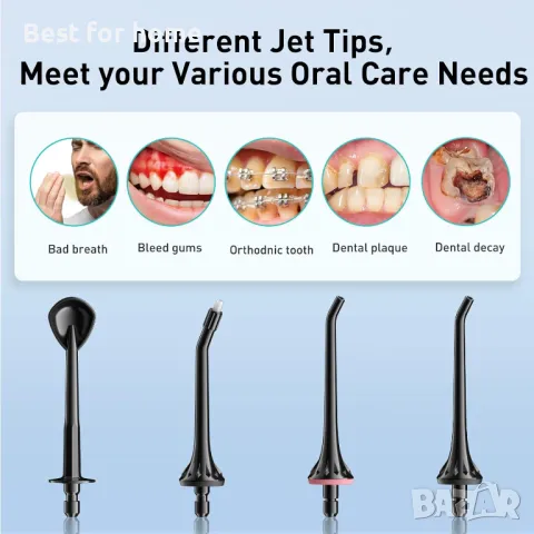 Водоустойчива конец за почистване на зъби за домашно пътуване FC5360., снимка 8 - Други - 49565234