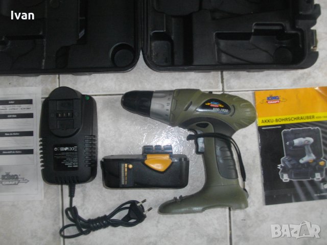 НОВ 19,2 Волта-Немски-Винтоверт-Дрелка-Кинг Крафт-King Craft KDD-1920, снимка 10 - Винтоверти - 33224645