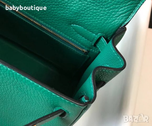 Hermes Kelly 32 Malachite , снимка 5 - Чанти - 39892589