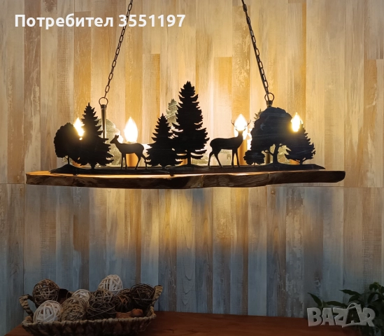 Висяща лампа за таван, снимка 4 - Лампи за таван - 52886636