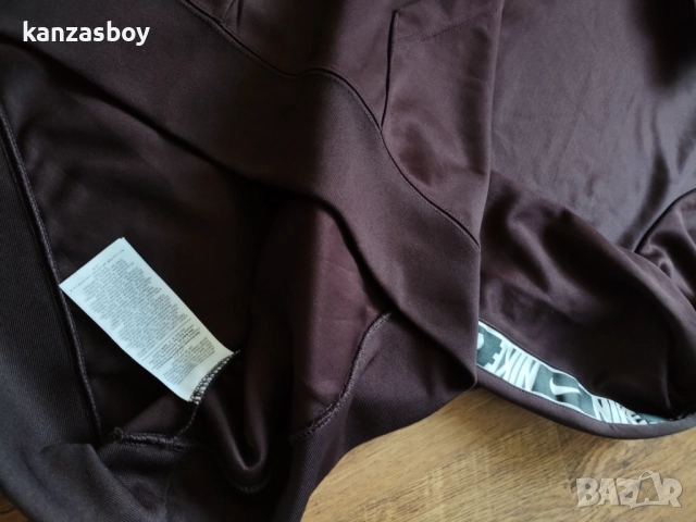 Nike Half-Zip Top Brown - страхотно мъжко горнище КАТО НОВО ХЛ, снимка 10 - Спортни дрехи, екипи - 52147466