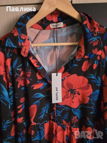 Нова дамска рокля Replay, снимка 4 - Рокли - 52790777