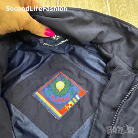 Мъжко яке Rukka Vintage Gore Tex, размер S, тъмносиньо, снимка 8 - Якета - 53477522