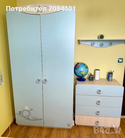 Цялостно обзавеждане за детска стая за бебе/момче Cilek, снимка 4 - Спални и легла - 51477380