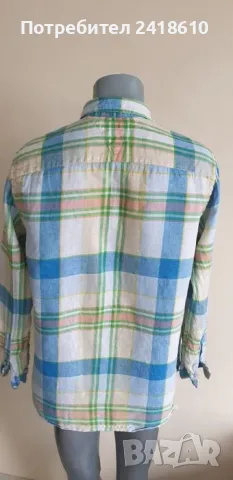 Tommy Hilfiger Linen Regular Fit Mens Size M Лен ОРИГИНАЛ! Мъжка Ленена Риза!, снимка 5 - Ризи - 48477747