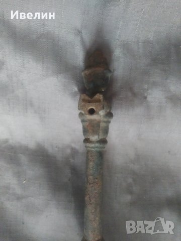 стара чугунена поставка от везна,кантар, снимка 5 - Антикварни и старинни предмети - 32830090