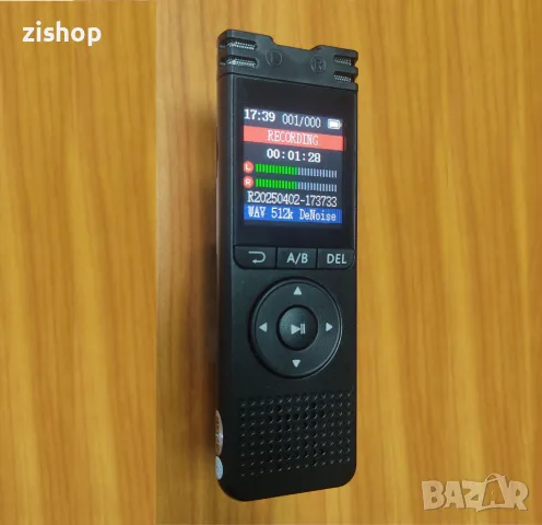 32gb диктофон Aудио рекордер MP3 плейър подслушвател 50 часа запис, снимка 2 - MP3 и MP4 плеъри - 49723345