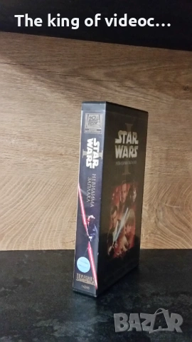 Видеокасета STAR WARS - НЕВИДИМА ЗАПЛАХА  КАТО НОВА VHS , снимка 2 - Други жанрове - 53077660