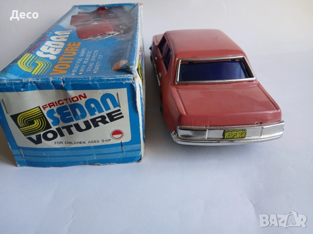 Стара китайска тенекиена играчка Мерцедес., снимка 4 - Колекции - 53070625