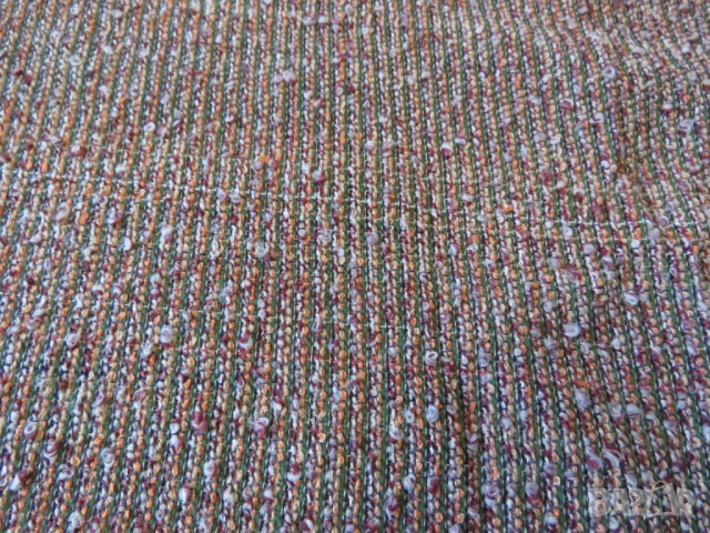 Българска дамаска кафява щарка - топ дължина 7 метра широчина 1,45 дамаска за диван и др., снимка 2 - Платове и дамаски - 50678221