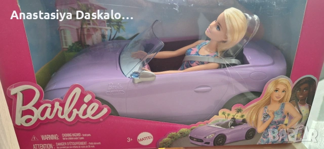 Кукла Barbie (Барби) с кола кабрио