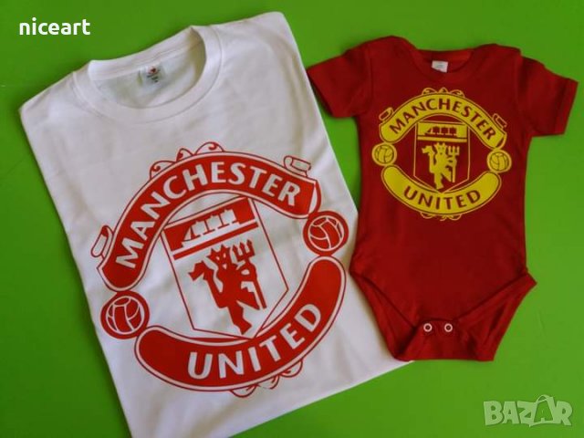 Боди и тениска Манчестър Юнайтед