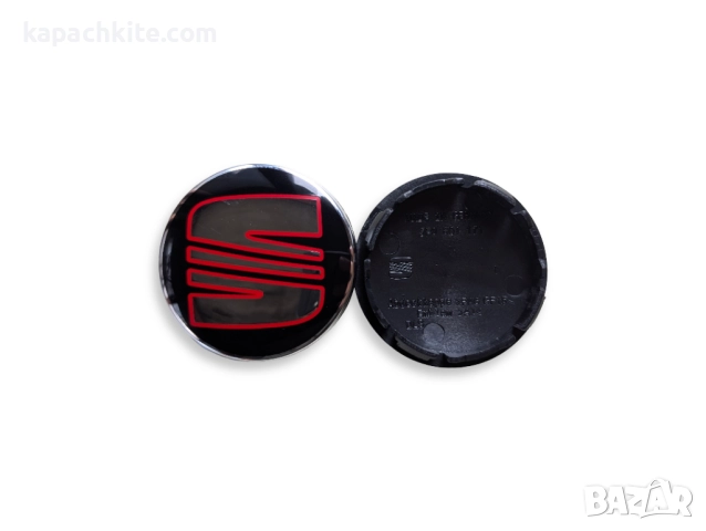 Капачки за джанти за Seat Сеат 56mm 60mm 63mm - Сребристи, Черни, снимка 4 - Аксесоари и консумативи - 52676738