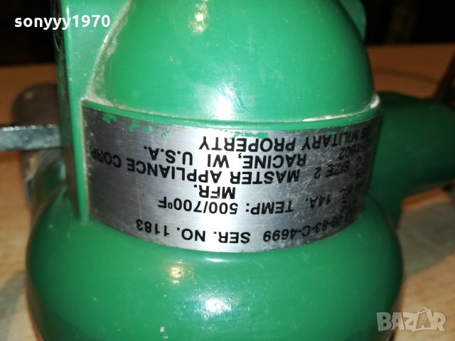 US MILITARY PROPERTY-MADE IN USA 0311211150, снимка 8 - Антикварни и старинни предмети - 34679124