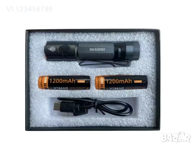 Прожектор YEMAO YM-M52 – компактен, супер ярък, снимка 2 - Къмпинг осветление - 53434267