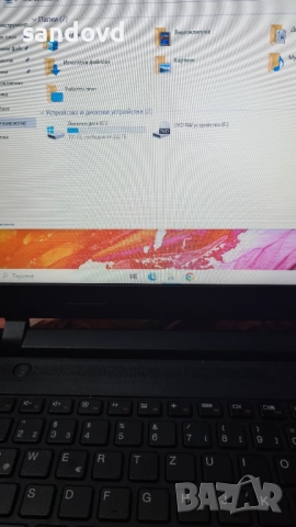 Лаптоп LENOVO idea pad 100 цена 140лв, снимка 4 - Лаптопи за дома - 52659424