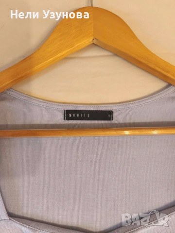Дамски блуза, риза и спортен сутиен, Mohito, снимка 2 - Ризи - 53273248