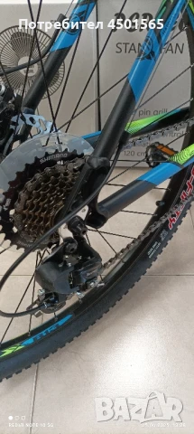 Велосипед 27'5 цола Ново HUNTER Алуминиево., снимка 5 - Велосипеди - 50793577