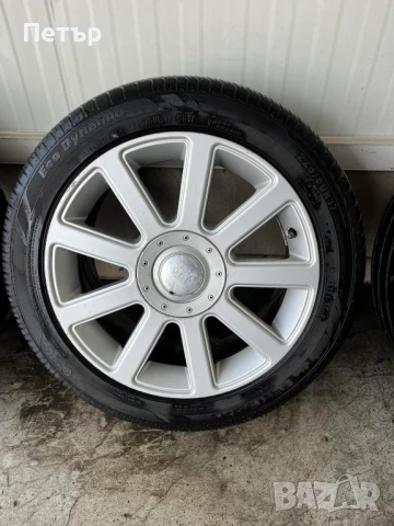 Оригинални Audi алуминиеви джанти 17" с летни гуми 225/50 R17, снимка 5 - Гуми и джанти - 50635584