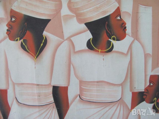 Много Голяма Картина Масло Платно Подписана 100х70см., снимка 5 - Картини - 43224764