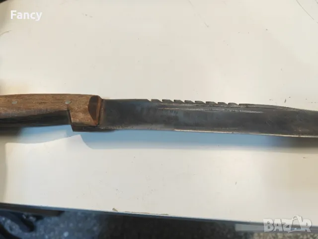 Стар голям нож 44 см, снимка 8 - Колекции - 47617002