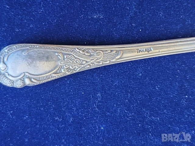 лъжички за чай / кафе, посребрени, к-т 6 броя, модел "Дубок", СССР / + прибори от този модел отделно, снимка 3 - Сервизи - 50594896