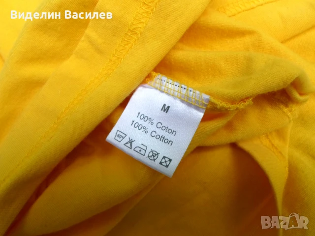 Tour de France yellow t shirt/тениска "М" размер/, снимка 7 - Фен артикули - 36562827