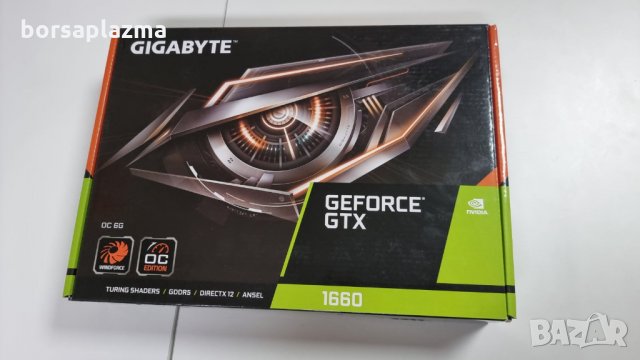 Чисто нова видеокарта GIGABYTE GeForce GTX 1660 OC 6G, снимка 1