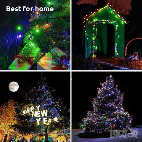  500 LED многоцветни лампички, 50M, Водоустойчив клас IP44, снимка 2 - Лед осветление - 40018517