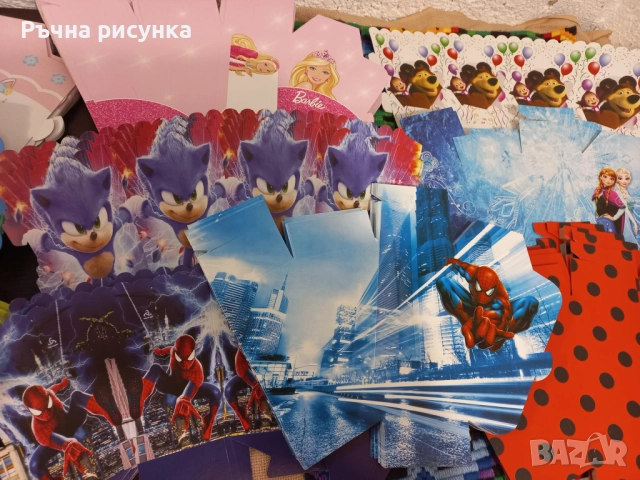 Парче за хартиена торта на всякакви детски теми,цена за парче 0.70ст, снимка 7 - Други - 42312817