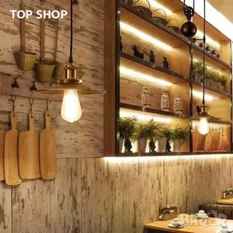 Нови 3 броя Енергоспестяващи LED ST64 крушки E27, топла светлина 2700K, снимка 7 - Крушки - 49251699