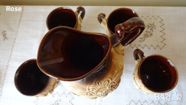 За любителите на релефната керамика – сервиз „Молдова“ , снимка 11 - Сервизи - 37383778
