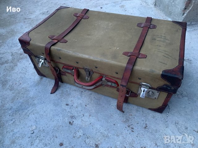 Стар куфар от 30 те год миналия век, снимка 2 - Антикварни и старинни предмети - 32535442