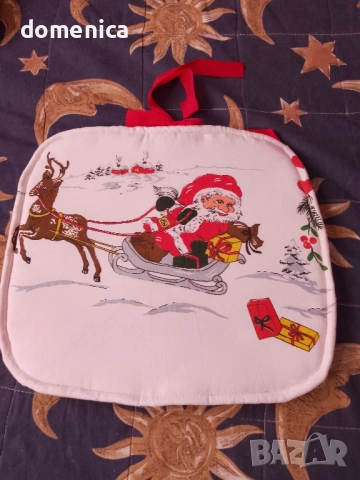 Коледни възглавници за столове, снимка 2 - Декорация за дома - 52473578