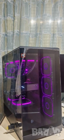 Продавам ТОП Геймърско PC Ryzen 5 9600X/32Gb/2TB SSD/FE RTX 3080TI/WiFi&BT/Гаранция, снимка 6 - Геймърски - 53491582