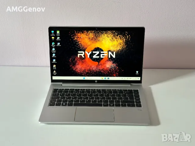 14’FHD IPS/Ryzen 5-7530u 6-ядрен/Hp Probook 445 g10/16GB DDR4/256GB, снимка 2 - Лаптопи за работа - 47558863