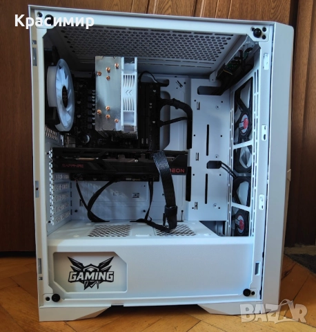 Геймърски PC Ryzen 5500, AMD Radeon SP6600XT, 32gbddr4, 1tb ssd, снимка 5 - Геймърски - 52674610