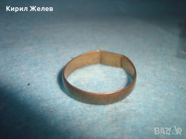 МНОГО СТАР ПАТИНИРАН БРОНЗОВ ПРЪСТЕН с МОНОГРАМ БУКВА Н РЪЧНА МАЙСТОРСКА ИЗРАБОТКА за КОЛЕКЦИЯ 72121, снимка 4 - Антикварни и старинни предмети - 34896299