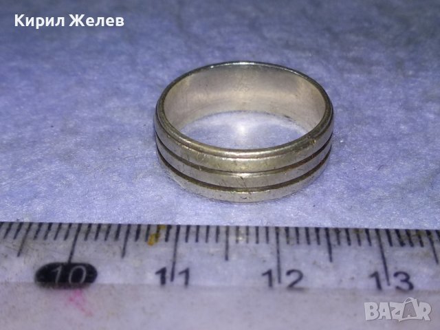 Стар СРЕБЪРЕН СТИЛНО ОРНАМЕНТИРАН ПРЪСТЕН ВИСОКА ПРОБА СРЕБРО Тип ХАЛКА 40117, снимка 5 - Антикварни и старинни предмети - 43226964