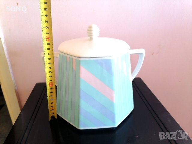 Прекрасен Голям Порцеланов Стар Немски Съд, снимка 7 - Антикварни и старинни предмети - 43780844